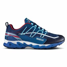Sparco S001289MR42BM Zapatillas Torque 01 Martini Racing Ultraligeras Uso Mecánico Suela Antideslizante Resistente a Aceites Azul Talla 42