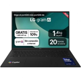 LG Portátil Gram 17ZD90T-G.AX88B Intel Core Ultra 7 32GB 1TB SSD 17" Sin Sistema Operativo Precio: 1457.68999959. SKU: B17NAY4QLV
