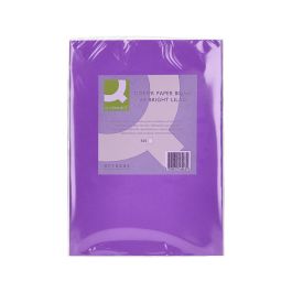 Papel Color Q-Connect Din A4 80 gr Lila Intenso Paquete De 500 Hojas