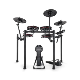 Alesis Nitro Max Kit Batería Electrónica con Parches de Malla Premium, Caja de 10", Tambores de 8", Bombo, Platillos de 10" con Choke y Módulo con Bluetooth