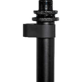 SBG Soporte de Micrófono Recto de Suelo con Base Redonda 30cm | Altura Ajustable 889-1625mm | Acero Negro