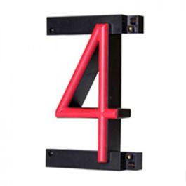 Número LED Neon 4 Ancho 90Mm Alto 161Mm Fondo 38Mm - - Precio: 21.6900002. SKU: B15DK348TA