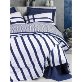 ASI8684283035885 Juego de cama: 1 funda nórdica 220x240 cm, 2 fundas de almohada 60x60 cm, 100% algodón, Azul ASI8684283035885 Juego de cama: 1 funda nórdica 220x240 cm, 2 fundas de almohada 60x60 cm, 100% algodón, Azul