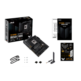 ASUS TUF GAMING B650-E WiFi Placa Base PC ATX AMD B650 Zócalo AM5 DDR5 192GB Wi-Fi 6E 2.5G Ethernet M.2 SATA 7.1 ASUS TUF GAMING B650-E WiFi Placa Base PC ATX AMD B650 Zócalo AM5 DDR5 192GB Wi-Fi 6E 2.5G Ethernet M.2 SATA 7.1