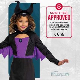 Disney Princess Disfraz Maléfica Classic para Niña, Talla 7-9 años, Color Morado