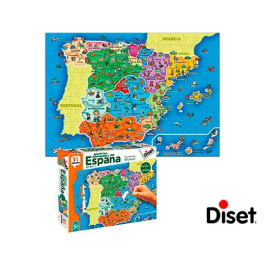 Diset Provincias de España 68942 Juego Educativo Geografía España +5 Años