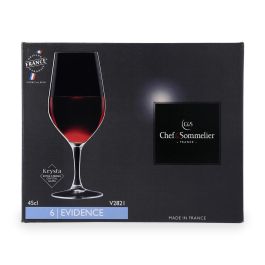 Chef & Sommelier Evidence Caja 6 Copas Vino 45 cL