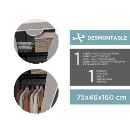 Armario Desmontable TNT 75x46x160 cm Confortime (4 Unidades)