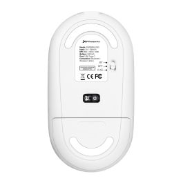 Phoenix technologies Rebble Ratón Inalámbrico Bluetooth 5.2 y Wireless 2.4 Ghz, Batería Recargable USB C, 1600 DPI, Ratón Óptico Ligero