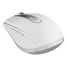 Logitech MX Anywhere 3S para Mac Ratón Inalámbrico Bluetooth y RF Color Plata Blanco 8000 DPI