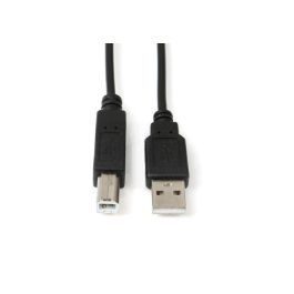 MicroConnect Cable USB 2.0 Tipo A-B 5m, 480 Mbps para Escáneres, Impresoras y Conexión a Host USB