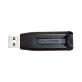 Verbatim Pendrive V3 Store 'N' Go Super Speed USB 3.2 128GB Negro - Hasta 60MB/s Lectura, 12MB/s Escritura