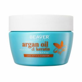 BEAVER ARGAN OIL & KERATIN mascarilla reparadora para cabello, con aceite de argán y queratina, 250 ml Precio: 4.49999968. SKU: B17L6JBLMY