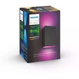 Philips Hue Resonate Lámpara de pared inteligente LED White & Color Ambiance, 1200lm, negra