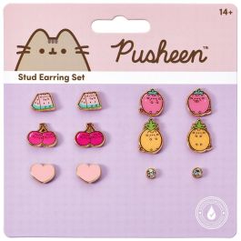 THE CARAT SHOP Set 6 pares de pendientes Pusheen sin níquel, cadmio ni plomo, de aleación de zinc Precio: 12.94999959. SKU: B124XN9SSA