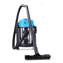 Koma Tools AS-1400 Aspiradora Seco/Húmedo 1400W, 20 kPa Succión, Depósito 20L Acero Inoxidable, Filtro HEPA, 4.5m Cable
