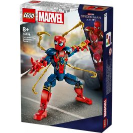 LEGO 76298 Figura para Construir Iron Spider-Man Marvel, Articulada 27 cm, +8 años