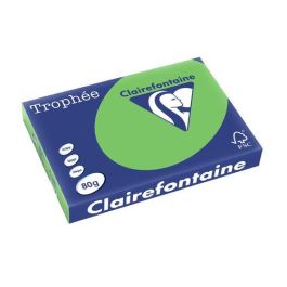Papel De Color A3 Clairefontaine Trophee 80G 500H Vivo Verde Menta 5 unidades Precio: 104.79000026. SKU: B1DZMY5PGH