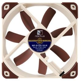 Noctua NF-S12A ULN Ventilador para Carcasa de Ordenador, 120mm, 600-800 RPM, 74,3 m³/h, Bajo Ruido, Beige/Marrón