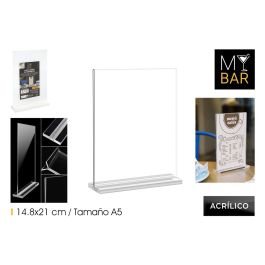 Porta Menús Sobremesa 14.8 x 21 cm - My Bar (18 Unidades) Precio: 31.78999967. SKU: B1EARHA7MF