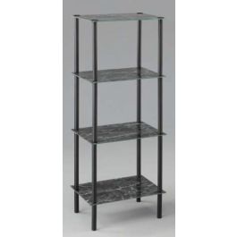 DKD Home Decor Estantería Moderna Plateada de Acero y Cristal, 30 cm Fondo x 40 cm Ancho x 105 cm Alto Precio: 120.69000042. SKU: S3036741