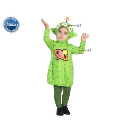Disfraz Alien Niña Bebé Verde 0-6 Meses - Universo, Fiesta, Polyester