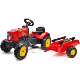 Falk Tractor de pedal Supercharger rojo 2-5 años con capó de apertura y remolque incluido Precio: 95.59. SKU: B15C9RF9HF