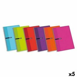 Cuaderno ENRI Multicolor Din A4 80 Hojas (5 Unidades) Cuaderno ENRI Multicolor Din A4 80 Hojas (5 Unidades) Precio: 12.50000059. SKU: S8421443
