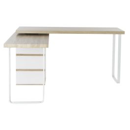 DKD Home Decor Escritorio Scandi Gris Natural 150 x 120 x 75 cm Metal MDF
