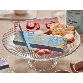 Belius Macaron Bliss Boligrafo Forma Hexagonal Celeste y Dorado Tinta Azul Punta 0.8 mm