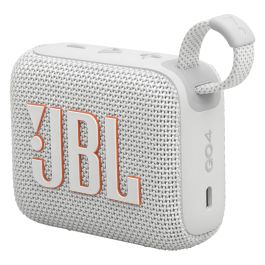 JBL GO 4 Altavoz Bluetooth Portátil 4.2W Blanco, 7h Reproducción, IP67, Bluetooth 5.3