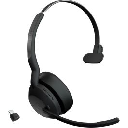 Jabra Evolve2 55 Link380c MS Mono Auriculares Inalámbricos para Oficina/Centro de Llamadas, Optimizados para Microsoft Teams, Diadema Monoaural Negro Precio: 180.69000059. SKU: B16G6D7LSR