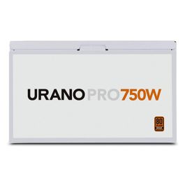 NOX Fuente de Alimentación Urano PRO NXURPRO750BZWH 750W 80+Bronze PFC Activo ATX Blanca 12cm