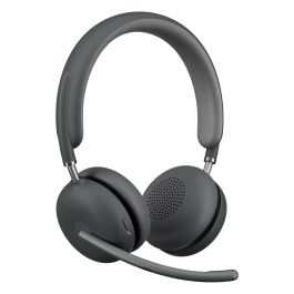 Logitech Headset Zone Wireless 2 UC Graphite UC 2.4GHZ/BT A00174 A00172 NO STAND Auriculares Inalámbricos para Oficina/Centro de Llamadas