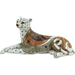 DKD Home Decor Figura Decorativa y Estatua de Leopardo Estilo Colonial de Resina Blanco Naranja 24 x 10 x 12 cm (0.38 kg) Precio: 8.88624. SKU: S3030095