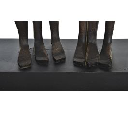 Figura Moderno DKD Home Decor Negro Cobrizo 10.5 x 34.5 x 40 cm Figura Moderno DKD Home Decor Negro Cobrizo 10.5 x 34.5 x 40 cm
