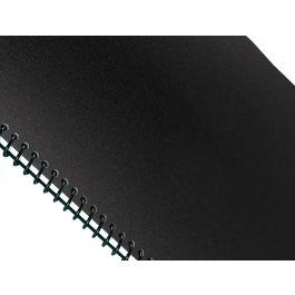 Liderpapel Tapa Encuadernacion Polipropileno A3 0.5 mm Negro Opaco Paquete 100 Unidades