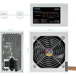 TooQ TQAPOLO-550SP Fuente de Alimentación ATX 12V V1.3 550W PFC Activo Ventilador Silencioso 120mm TooQ TQAPOLO-550SP Fuente de Alimentación ATX 12V V1.3 550W PFC Activo Ventilador Silencioso 120mm