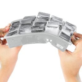 Quttin Cubitera Flexible de Silicona para 15 Cubitos, 18.2x11.5x3.5 cm (24 Unidades) Quttin Cubitera Flexible de Silicona para 15 Cubitos, 18.2x11.5x3.5 cm (24 Unidades)