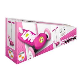 Stamp SKIDS CONTROL Scooter de Dirección 3 Ruedas Rosa Niño/Niña, Plataforma Antideslizante, ABEC 5, Freno Trasero Stamp SKIDS CONTROL Scooter de Dirección 3 Ruedas Rosa Niño/Niña, Plataforma Antideslizante, ABEC 5, Freno Trasero