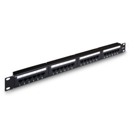 AISENS A141-0307 Panel de Parcheo de 24 Puertos RJ45 Cat5e UTP 1U para Montaje en Rack Negro Certificado T568A/B Precio: 17.5000001. SKU: B136ZSJS7K