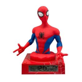 Kids Euroswan Lámpara 3D Despertador y Fecha Spiderman (4x1)