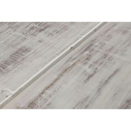 DKD Home Decor Mesa Comedor Plegable Vintage 2c24 Blanco 90 x 76 x 180 cm