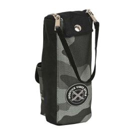 Estuche Escolar Safta Stone Negro 6 x 21 x 6 cm