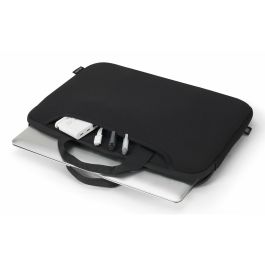 Dicota ONE Funda Smart Sleeve para Portátil 15-16" Negra RPET | Protección Ajuste Perfecto con Doble Cremallera