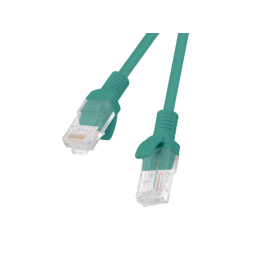 Lanberg PCU6-10CC-0100-G Cable de Red Ethernet Cat6 U/UTP (UTP) de 1 Metro, Conectores RJ-45 Chapados en Cobre, Color Verde Precio: 4.49999968. SKU: S5622617
