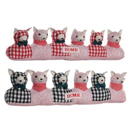 DKD Home Decor Burlete Shabby Multicolor 10 x 20 x 79 cm (2 Unidades) Poliester Arena Precio: 45.50000026. SKU: B1E4VFVFL9