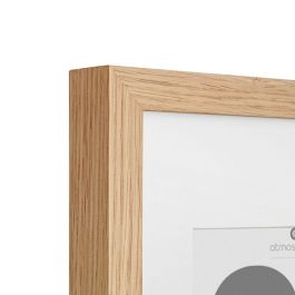Atmosphera Marco de Fotos de Madera Natural, 21x30 cm, A4, Para Pared o Mesa, Decoración del Hogar