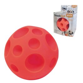 Gloria Bola Dispensadora de Premios y Chuches para Perros | Juguete Interactivo de Goma Resistente para Dispensar Alimentos Ø 12 cm