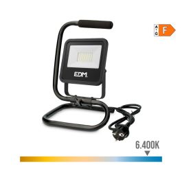 Edm Foco proyector led con pie Black Series 30W 2370LM 6400K luz fría IP65 120° aluminio/plástico